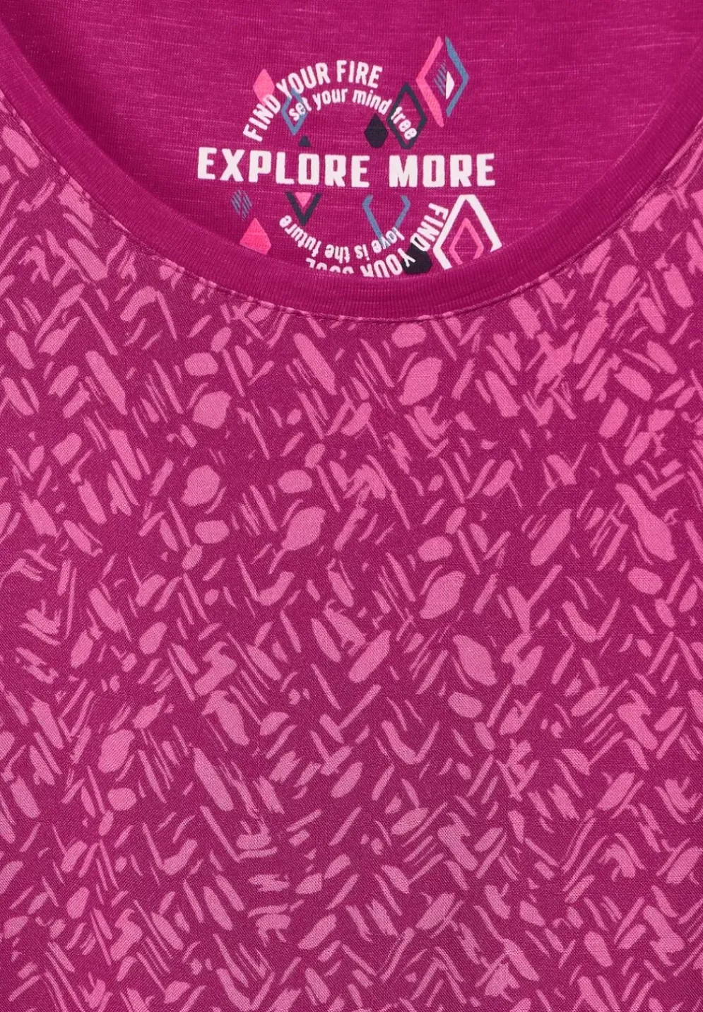 Materialmix T-Shirt