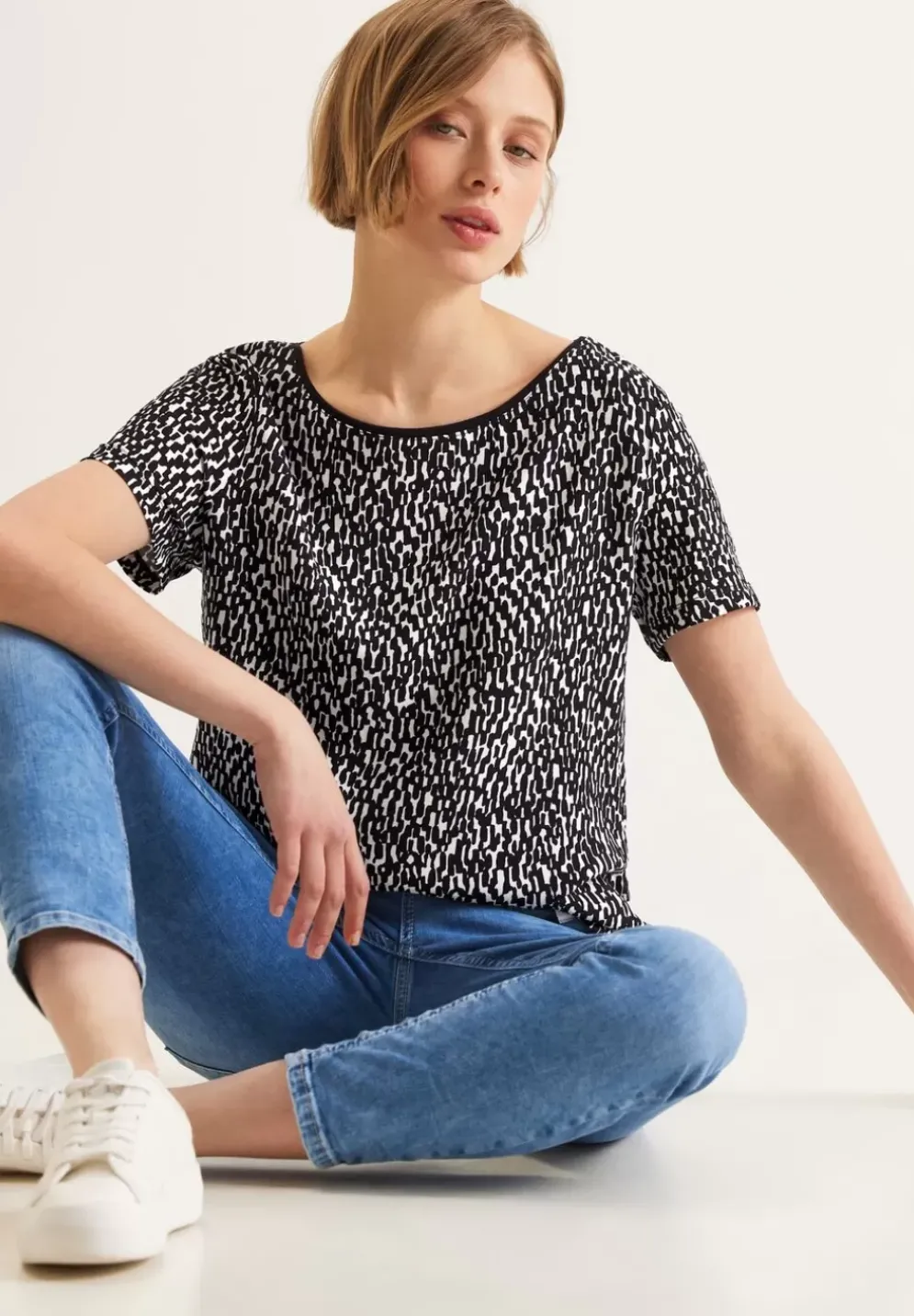 Materialmix T-Shirt