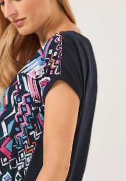 Materialmix T-Shirt