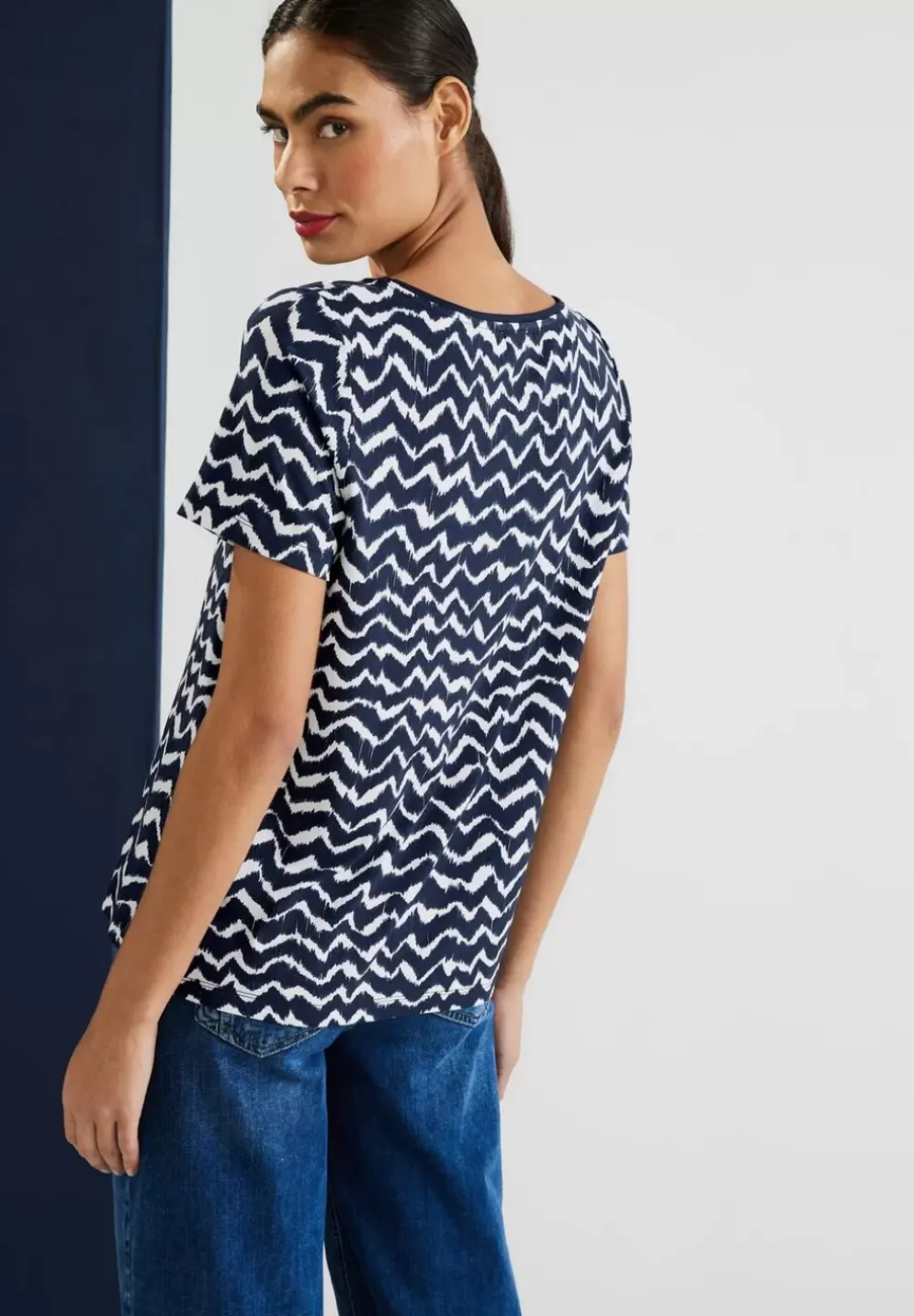 Materialmix T-Shirt