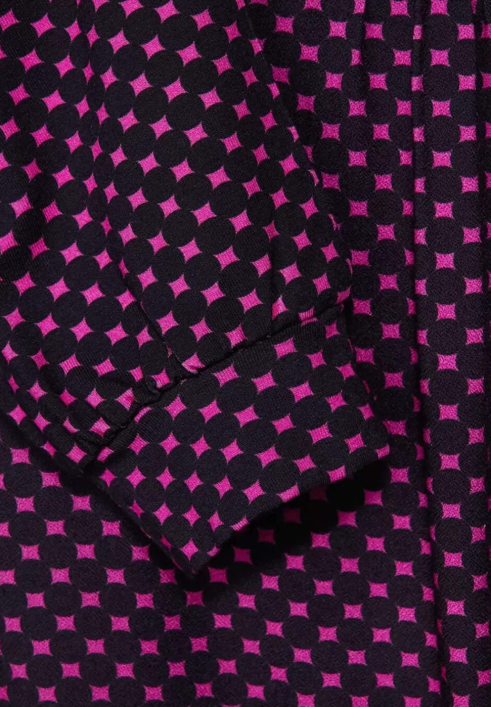 Materialmixshirt Mit Print