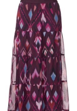 Maxi Chiffonrock Mit Print