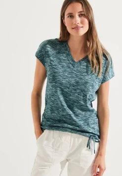 Melange V-Neck Shirt