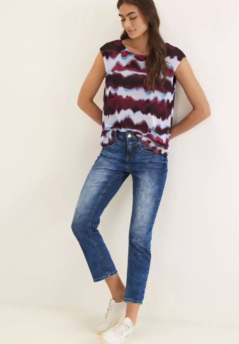 Mesh Batik T-Shirt