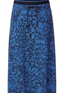 Midi Jerseyrock Mit Print