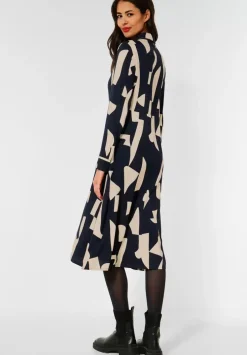 Midi Kleid Mit Print