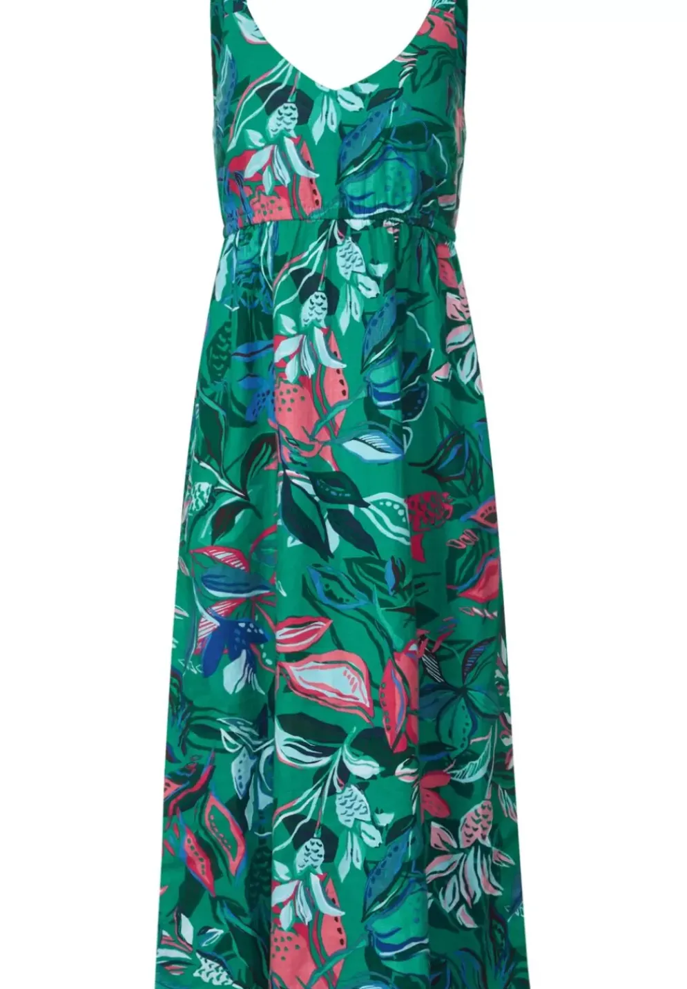 Midi Leinenmix Kleid