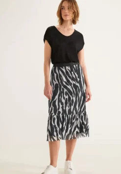 Midi Mesh Volant Rock