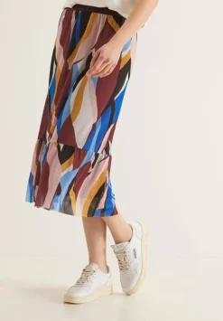 Midi Mesh Volant Rock