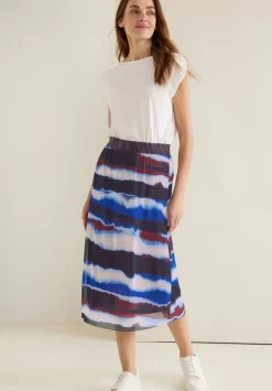 Midi Meshrock Mit Print