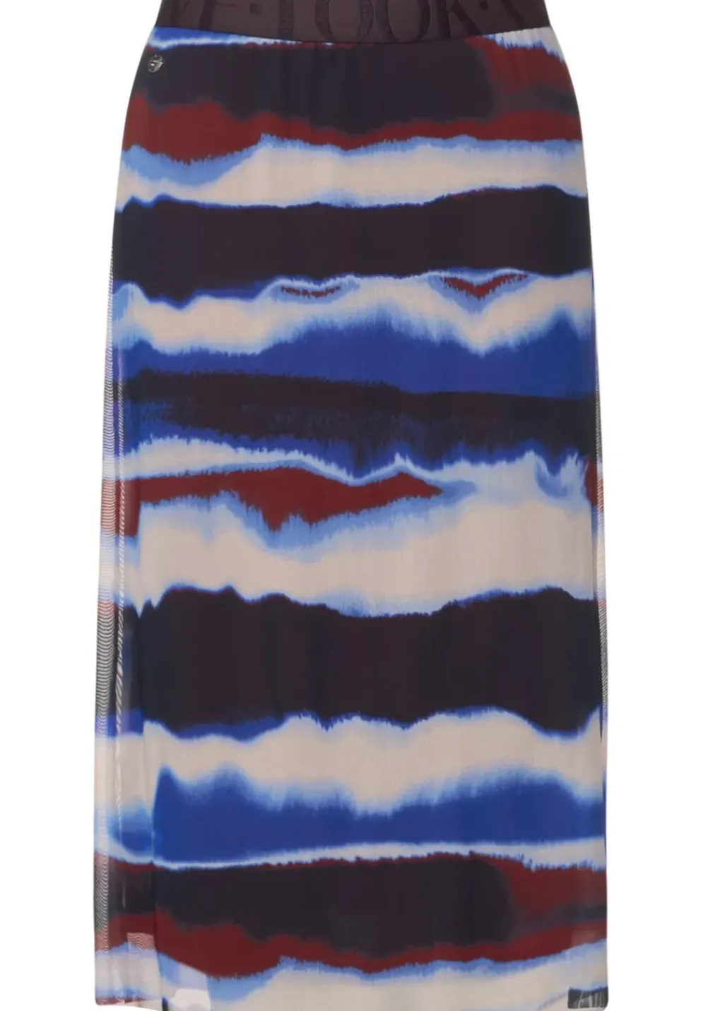 Midi Meshrock Mit Print