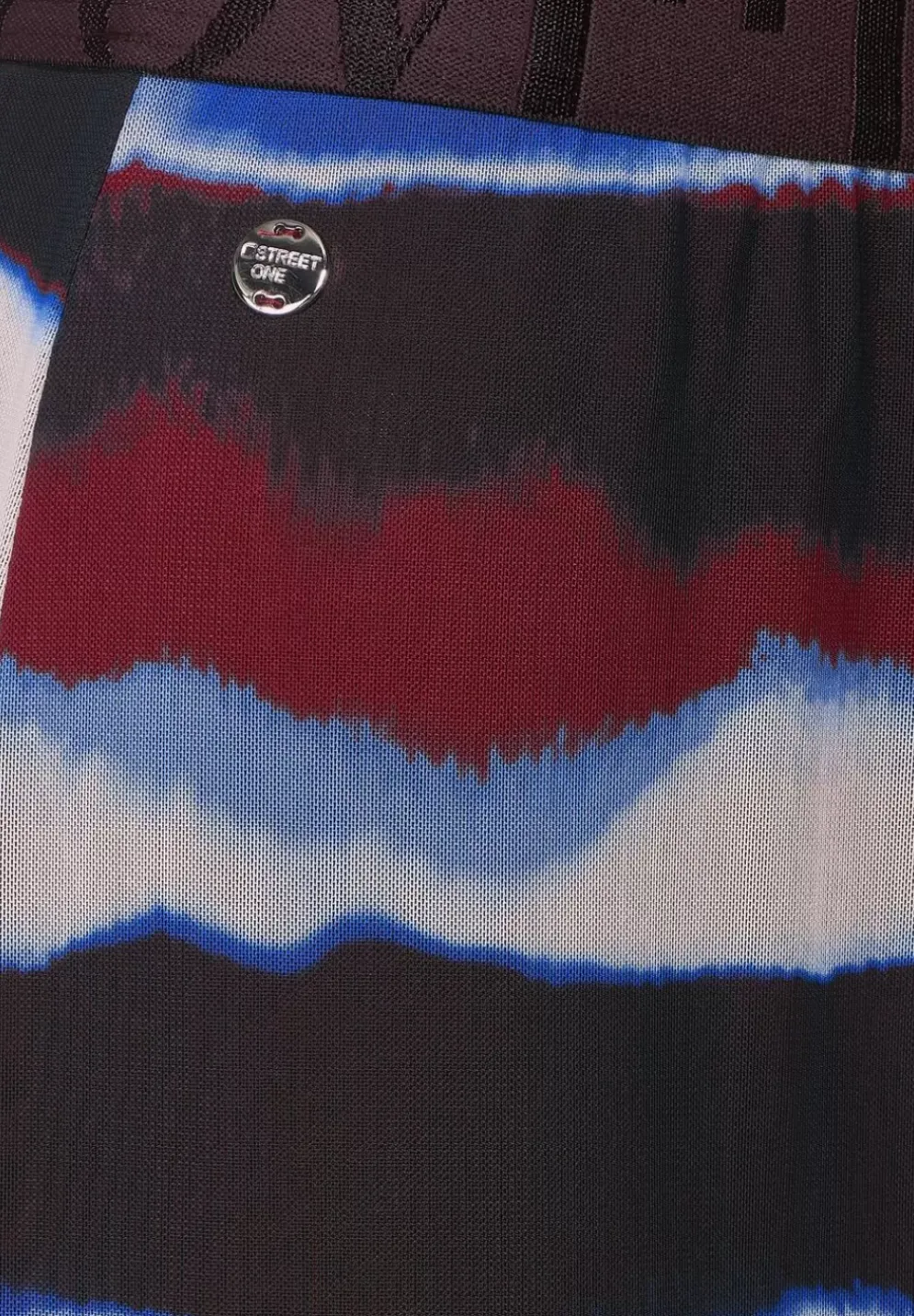 Midi Meshrock Mit Print