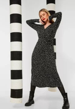 Midi Wickelkleid Mit Print