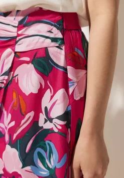 Midi Wickelrock Mit Print
