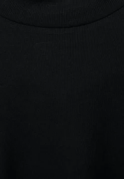 Midikleid Im Materialmix