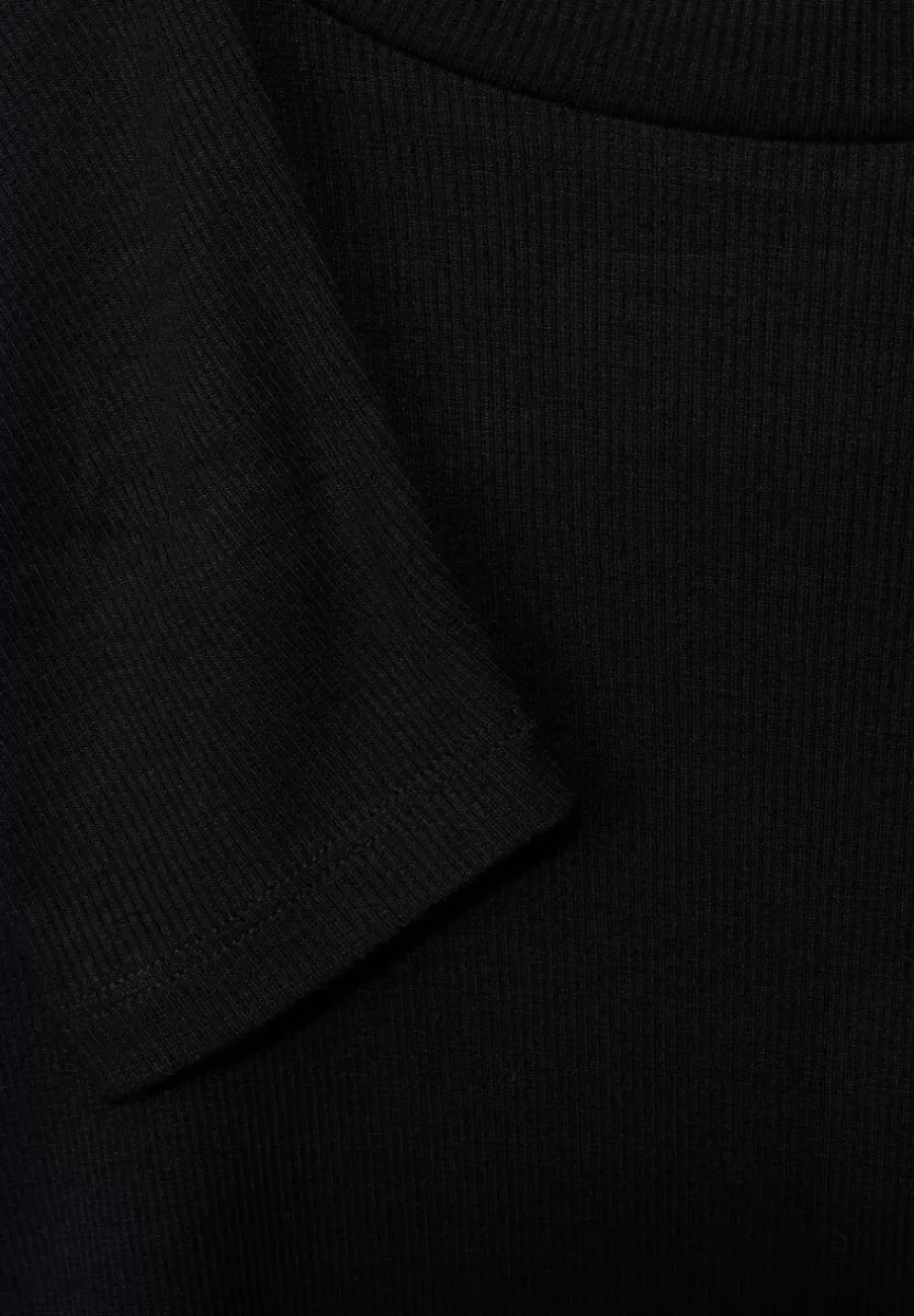 Midikleid Im Materialmix