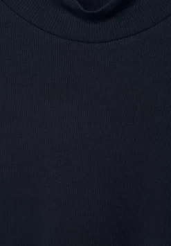 Midikleid Im Materialmix