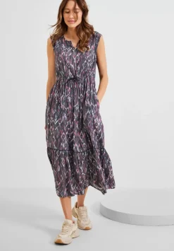 Midikleid Mit Alloverprint