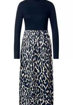 Midikleid Mit Leo Print