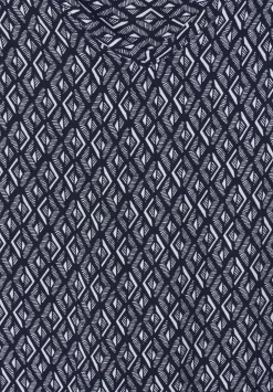 Minimal Print Bluse