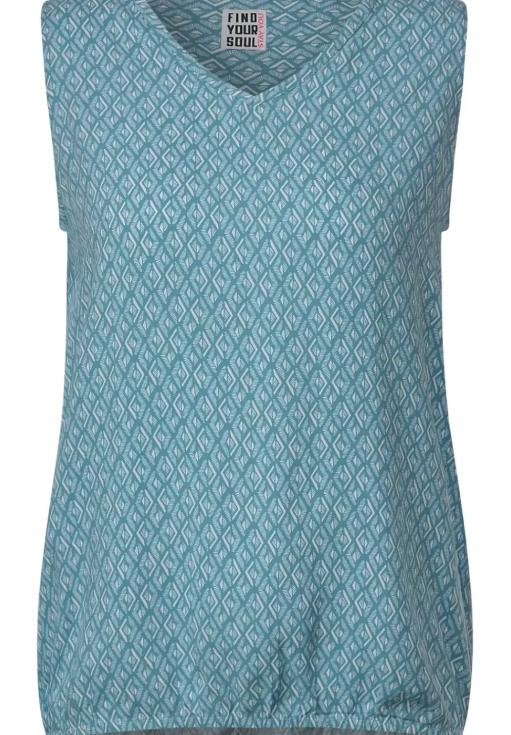 Minimal Print Bluse