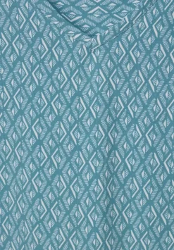 Minimal Print Bluse