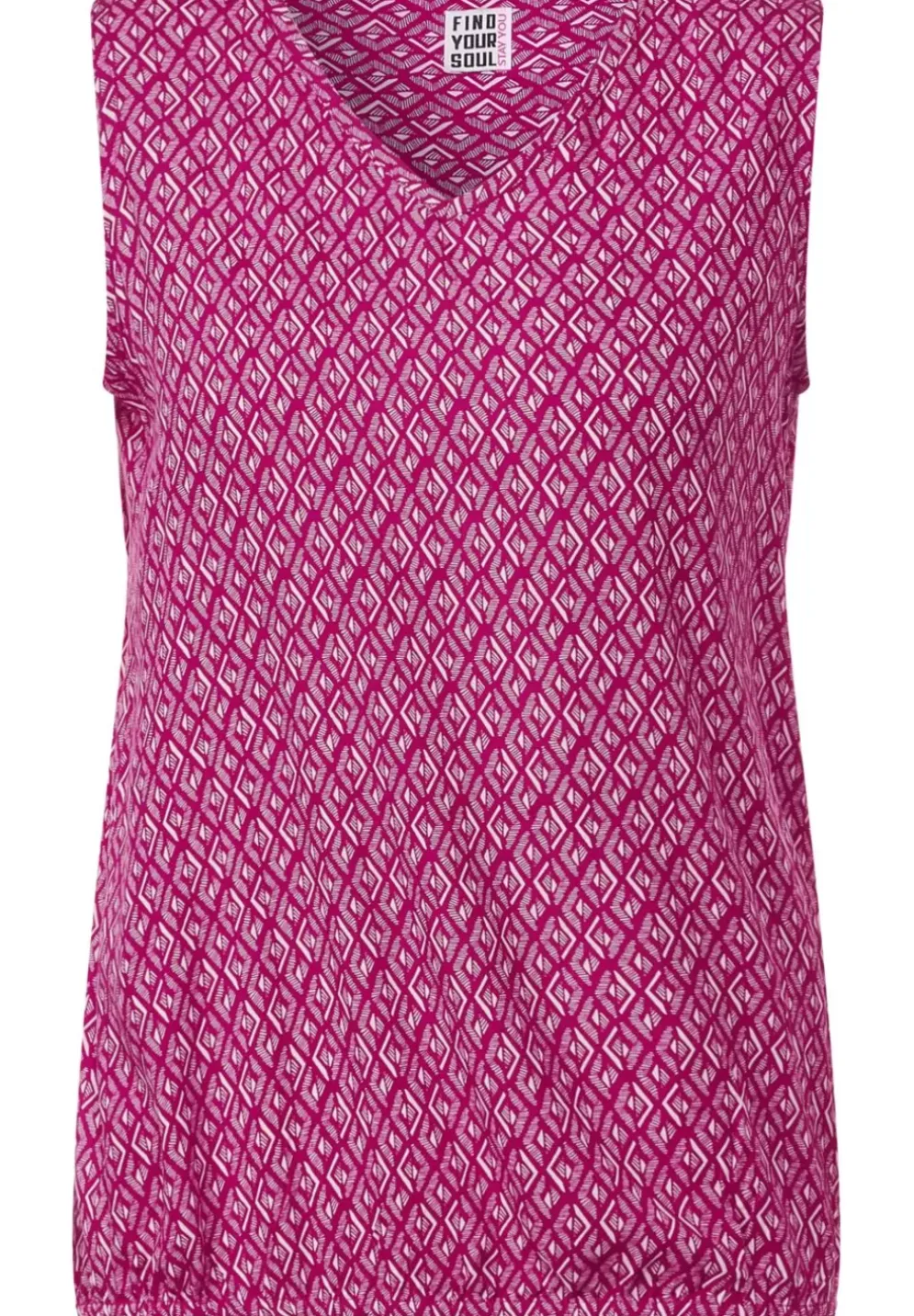 Minimal Print Bluse
