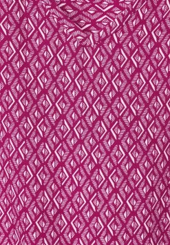 Minimal Print Bluse