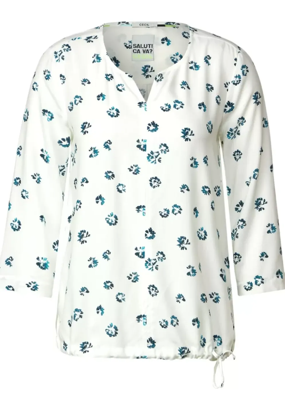 Minimalprint Bluse