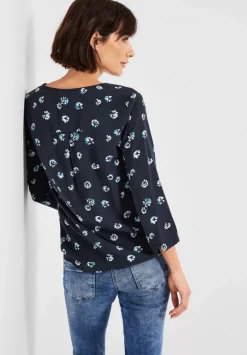 Minimalprint Bluse