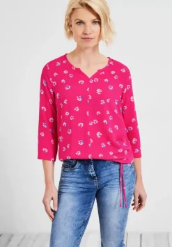 Minimalprint Bluse