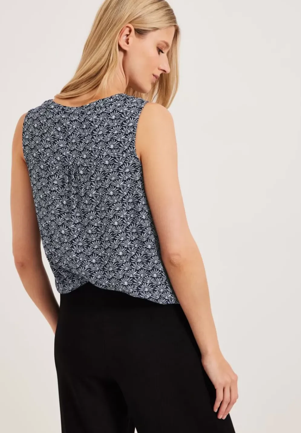 Minimalprint Bluse