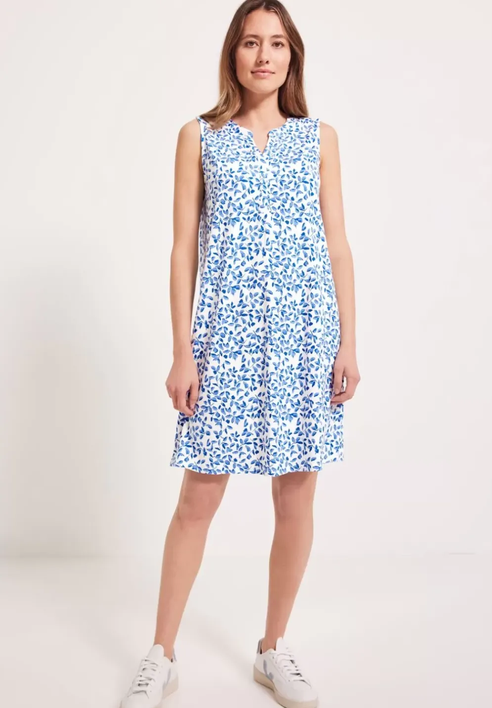 Minimalprint Jersey Kleid