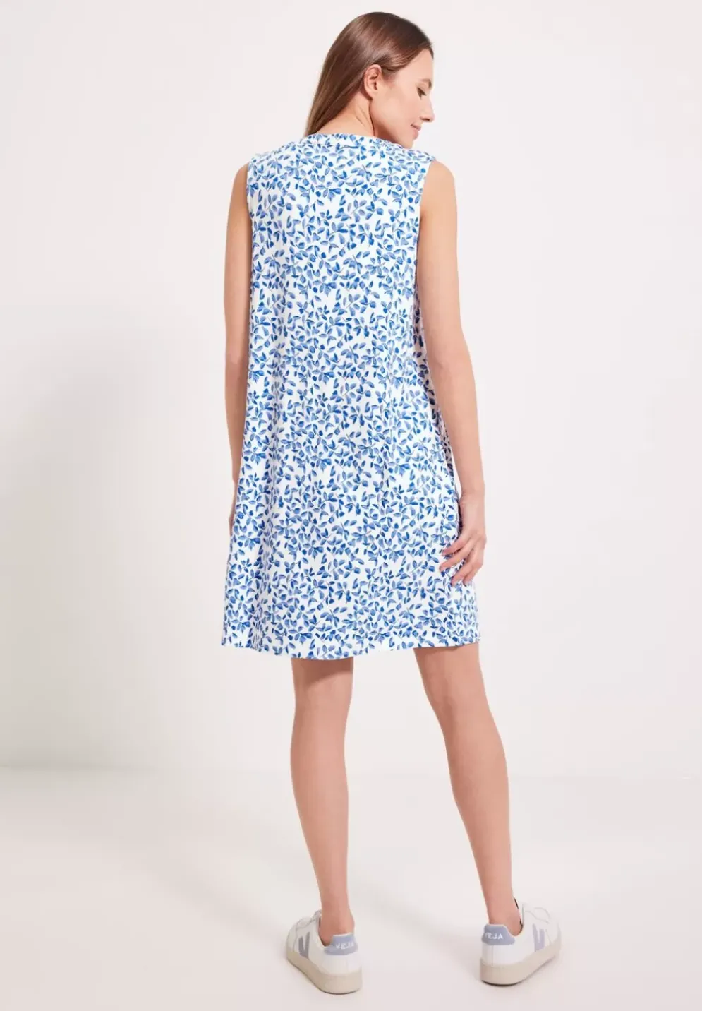Minimalprint Jersey Kleid