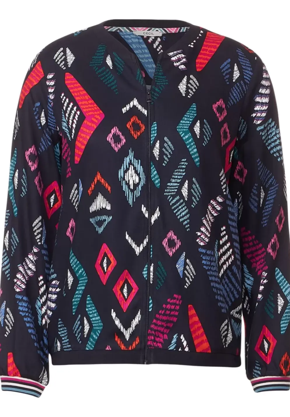 Multicolor Blusenjacke