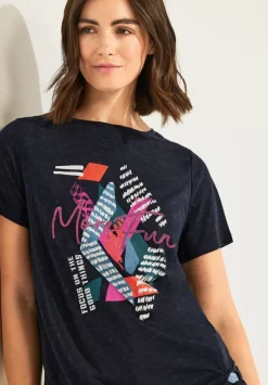 Multicolor Fotoprint Shirt