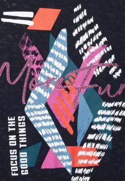 Multicolor Fotoprint Shirt