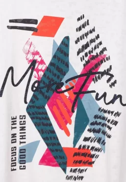 Multicolor Fotoprint Shirt