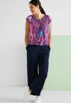 Multicolor Ikat Print Shirt
