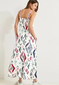 Multicolor Maxi Kleid