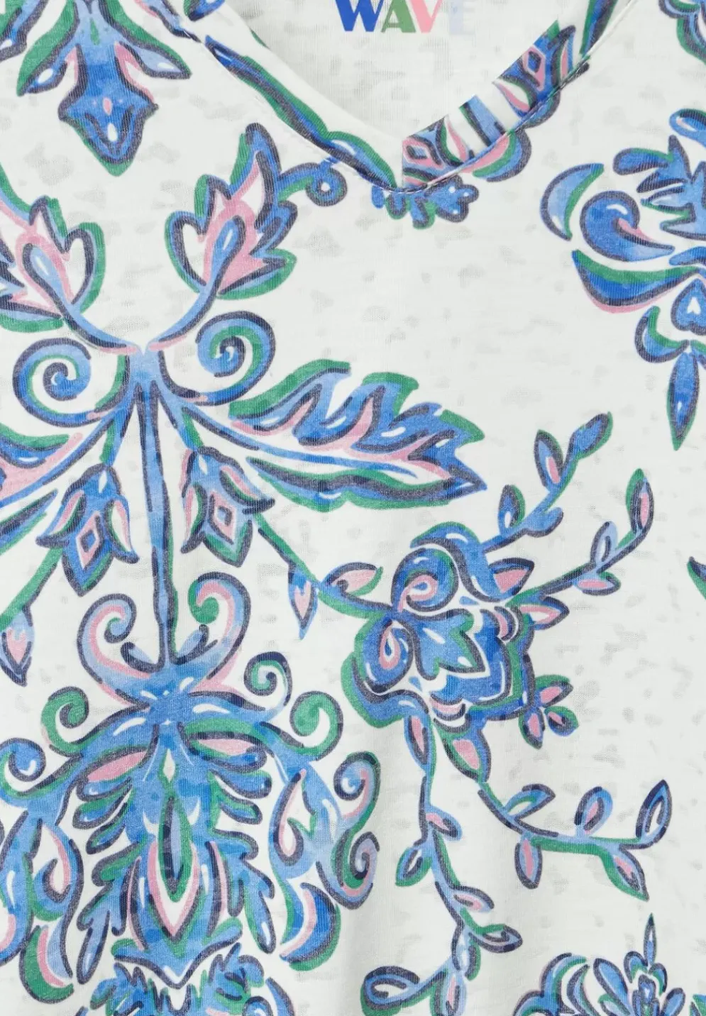 Multicolor Ornament Burn Out