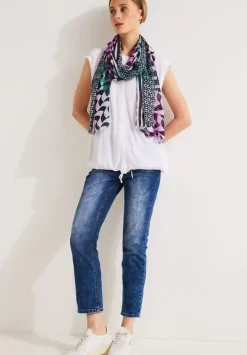 Multicolor Print Schal