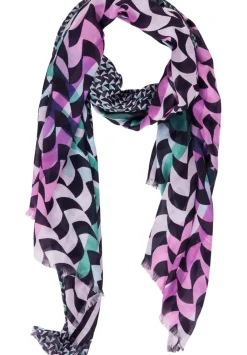 Multicolor Print Schal