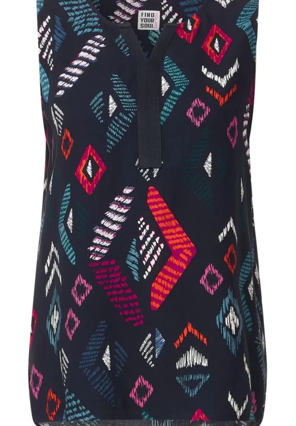Multicolor Print Top