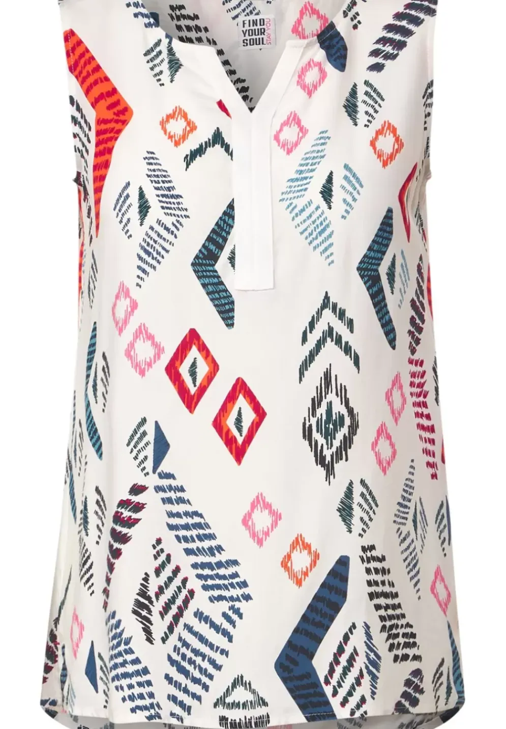 Multicolor Print Top