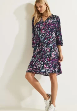 Multicolor Printkleid