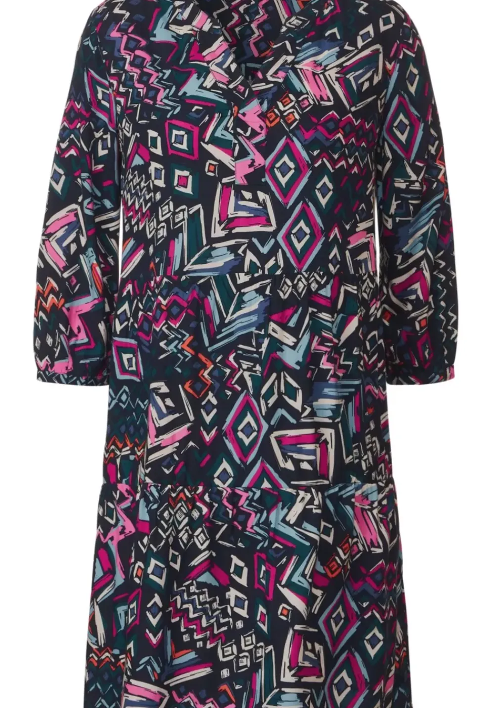 Multicolor Printkleid