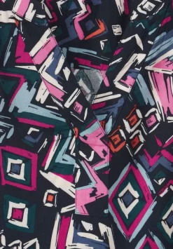 Multicolor Printkleid