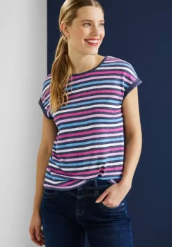 Multicolor Streifen T-Shirt