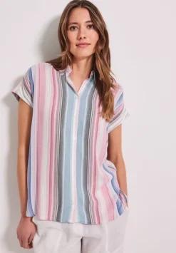 Multicolor Streifenbluse